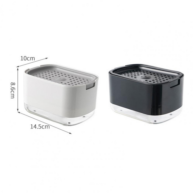 Dozator tekućeg sapuna Odvojivi dvoslojni dizajn drenaže Glatko doziranje Tip preše Ručni dozator sapuna Kuhinjski pribor