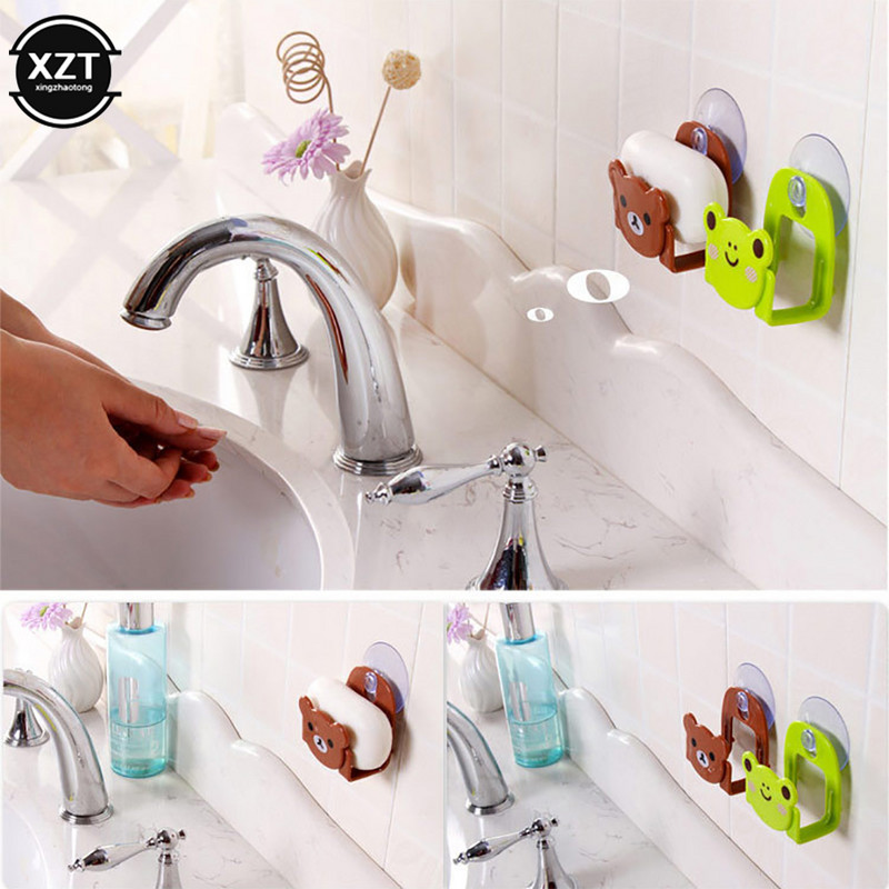 1Gb karikatūra Piesūcošais disks Sūklis lupatu glabāšanas statīvs Vannas istabas piederumi plaukti Virtuves piederumi Izlietnes uzglabāšanas turētāji Pie sienas stiprināmi