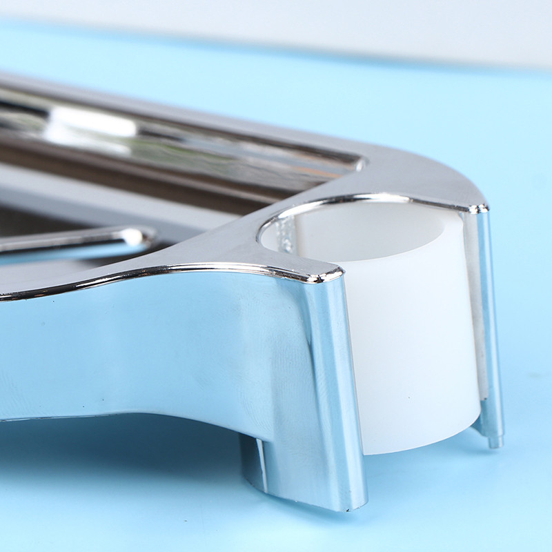 1kom 25mm ABS plastična šipka za tuširanje Držač sapuna Paleta sapuna Podesiva kutija za tuširanje sapuna za kliznu šipku Kupaonska posuda