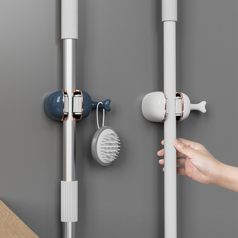 Mop Kuka Vješalica Neprobušeni Zidni nosač WC Mop Stalak za pohranu Ljepilo Čvrsto pričvršćivanje Snap Mop Stega Mop Dodaci