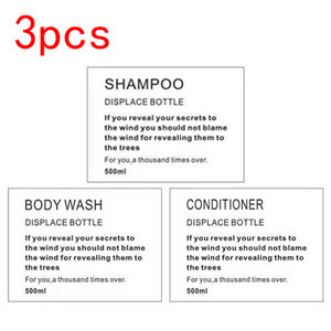 Kupaonska posrebrena posrebrena boca za doziranje šampona za regeneraciju Prazna boca kuhinjska boca za doziranje sapuna 300/500 ml