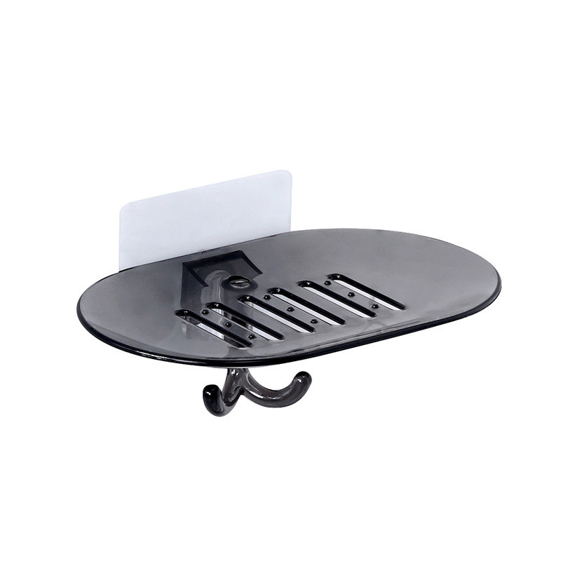 Plastmasas drenāžas ziepju turētājs tualetes bezšuvju piesūceknis ziepju kaste vannas istabas organizators uzglabāšanas plaukts ziepju kastes trauku ziepju paliktņa turētājs