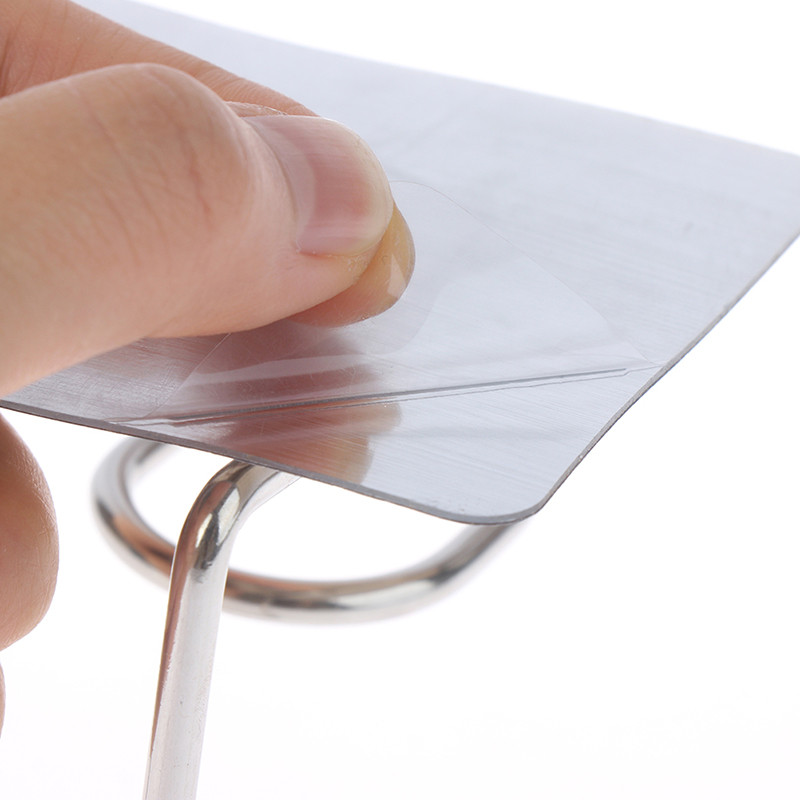 Nova zidna jaka ljepljiva kuka za vrata Držač ljepljive vješalice Zidna kuka od nehrđajućeg čelika Držač za umivaonik Kuhinja Kupaonica