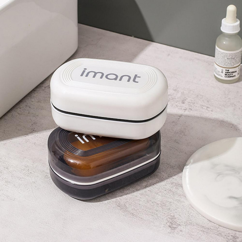 Prikladna kutija za spremnik za sapun Snažno brtvljenje Držač za putni sapun Izdržljiva kutija za sapun Višenamjenski PP držač za spužvu za dom