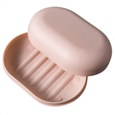 Kutija za sapun Kutija za sapun otporna na vlagu Nepropusna kutija za sapun Dizajn s plastičnim poklopcem Držač sapuna za kupaonicu