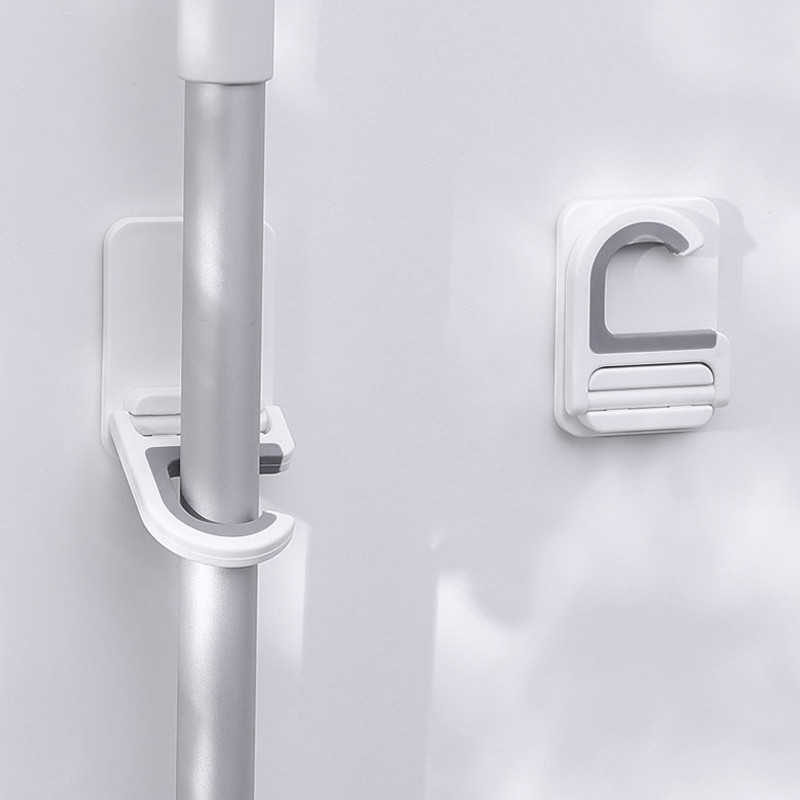 Držač za brisanje metle Zidni nosač Samoljepljivi Nosač za brisanje bez tragova Organizator vješalica
