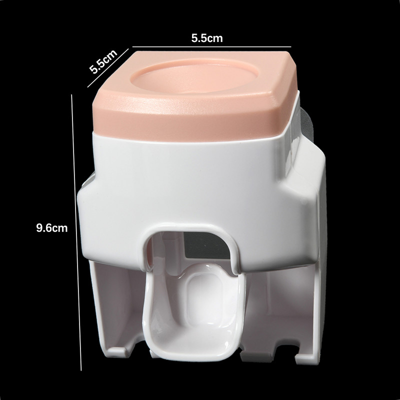 1 PC Creative Wall Mount Automatski dozator paste za zube Vodootporan Lazy Cjedilo za pastu za zube Držač četkice za zube Držač četkice za zube
