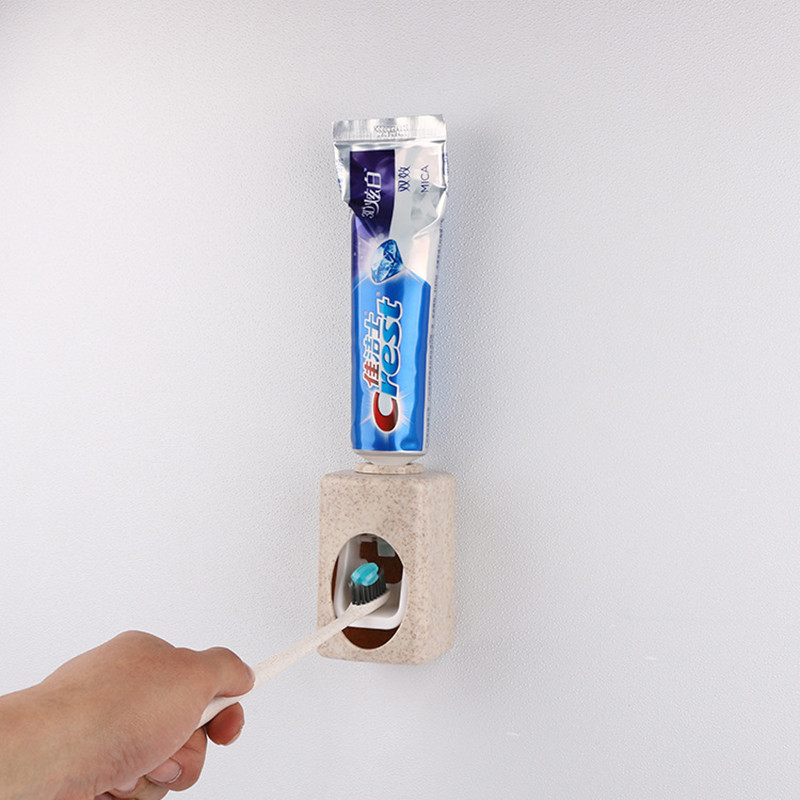 Automatski dozator paste za zube Držač četkice za zube Zidni nosač Cjedilo paste za zube Stalak za pohranu paste za zube Set kupaonskog pribora