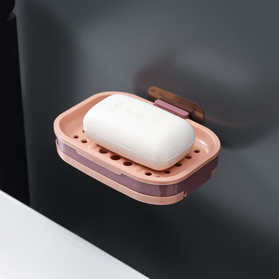Suport pentru vase de săpun, din silicon moale, 1 buc. Vase de săpun anti-alunecare Suport de scurgere pentru cutie de săpun Suport pentru cutie de săpun cu aspirație puternică, articole de baie