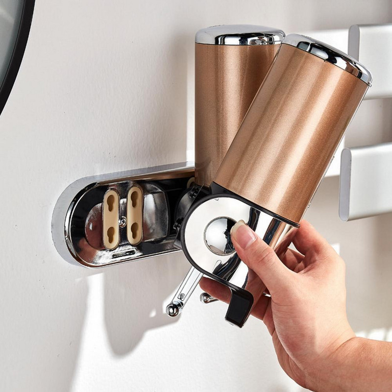 Μονός/Διπλός/Τριπλός 400ml Δοχείο σαπουνιού Επίτοιχος Δοχείο μπάνιου για ντους Δοχείο υγρού σαπουνιού Αξεσουάρ μπάνιου