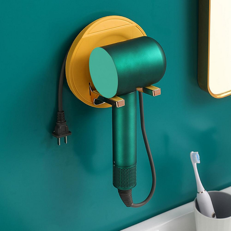 Višenamjenski za višekratnu upotrebu, minimalistički, široke primjene, atraktivan držač sušila za kosu, držač sušila za kosu, kupaonski pribor