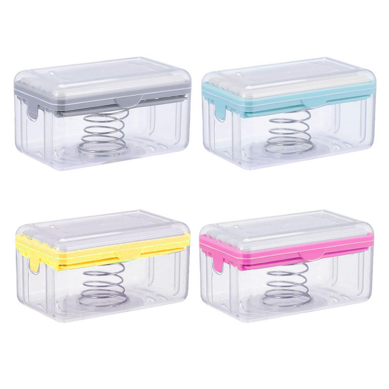 Novi držač posude za sapun s valjkom za upotrebu, kutija za sapun za kupaonicu, plastični spremnik za pohranu s odvodnom vodom Naprave za kupaonicu