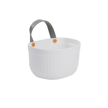 Φορητό καλάθι ντουζιέρας Πλαστικό οργανωτή θήκη αποθήκευσης με λαβές Κουτί για τσάντες καλλωπισμού για μπάνιο Κουζίνα Κοιτώνας
