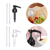 Push-tüüpi vedelikupudelipea asendusdüüsid siirup pudeli otsik Survega toidukvaliteediga PP köögiõli pihusti jaotur Pump