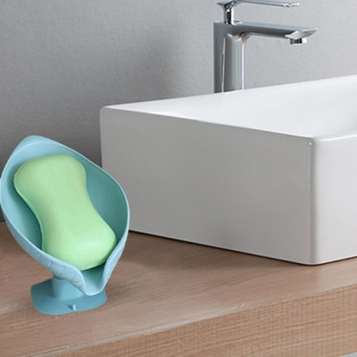 Ukrasna posuda za sapun u obliku lista s držačem za odvod sapuna za tuš kupaonicu