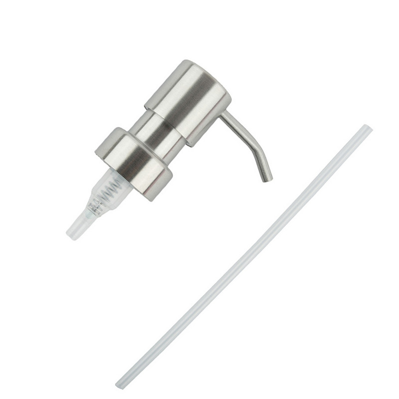 DIY seebi dosaatori pumba seebipudelipea vahetus seebipump roostevabast terasest vedelseebi pumbapea dosaatori otsik vannitööriistad