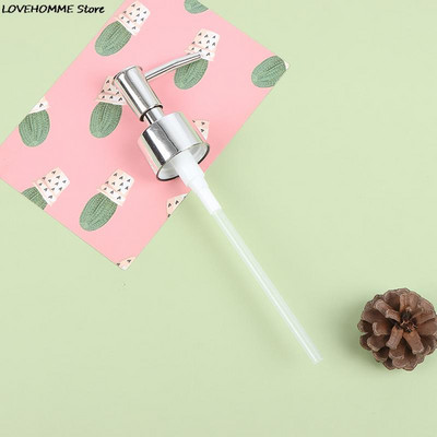 „Pasidaryk pats“ muilo pompa skysto losjono dozatoriaus pakaitinė galvutės stiklainio vamzdelis 28 sriegių standartinis siurblio dangtelio dangtelis skysto muilo dozatoriaus preso galvutė