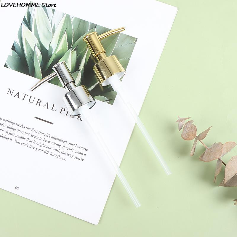 „Pasidaryk pats“ muilo pompa skysto losjono dozatoriaus pakaitinė galvutės stiklainio vamzdelis 28 sriegių standartinis siurblio dangtelio dangtelis skysto muilo dozatoriaus preso galvutė