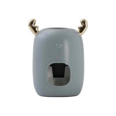 Jauks bērnu zobu pastas dozators pie sienas stiprināms zobu pastas spiedes glabāšanas statīvs zobu birstes turētājs vannas istabas piederumu komplekts