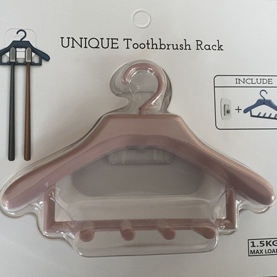 Kreativni kupaonski pribor Držač četkice za zube sa šalicom Jednostavan kupaonski organizator u boji Zidna naljepnica Viseći držač četkice