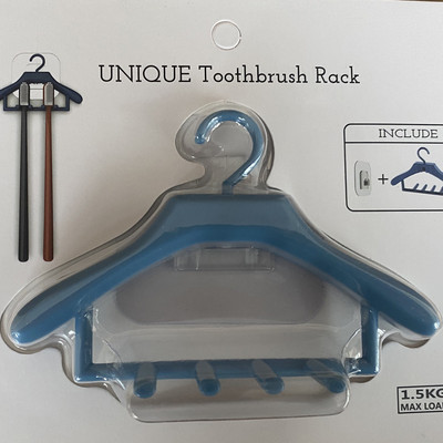 Kreativni kupaonski pribor Držač četkice za zube sa šalicom Jednostavan kupaonski organizator u boji Zidna naljepnica Viseći držač četkice