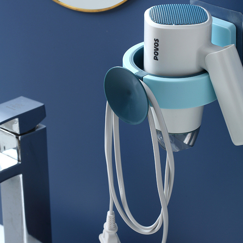 Držač za sušilo za kosu Stalak za postolje Zidni pribor za kupaonicu Stalak za ručnike Moderan Deco Organizator Potpora bez bušenja