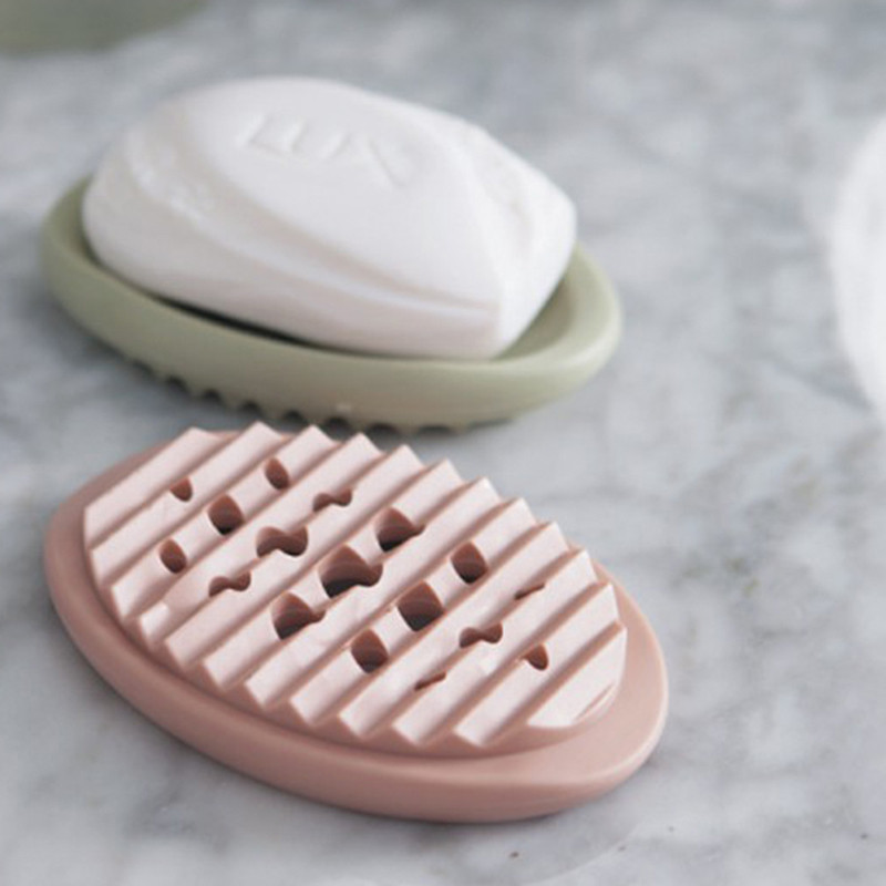 1kom Mekani silikonski neklizajući držač za sapun Kutija za sapun Kupaonske posude za sapun Odvodna polica Višenamjenska četka za kutiju za sapun