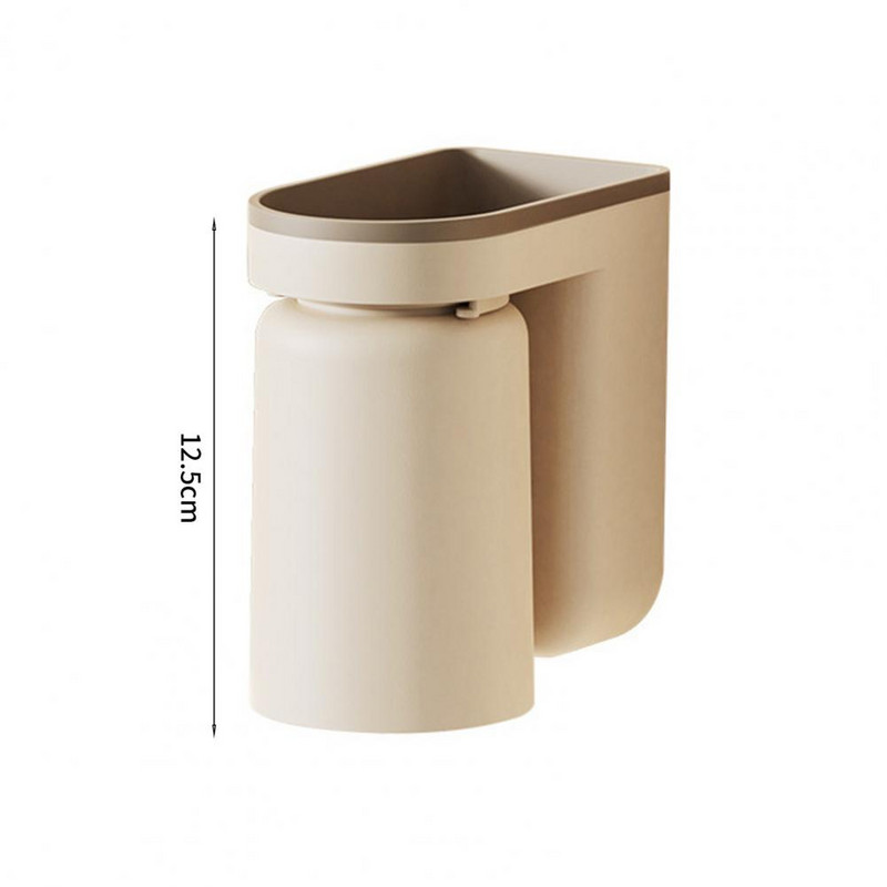 Stalak za pohranjivanje paste za zube 1 set Držač četkice za zube Naopako okrenut odvod Kupaonica velikog kapaciteta sa šalicom za ispiranje usta Svakodnevna uporaba