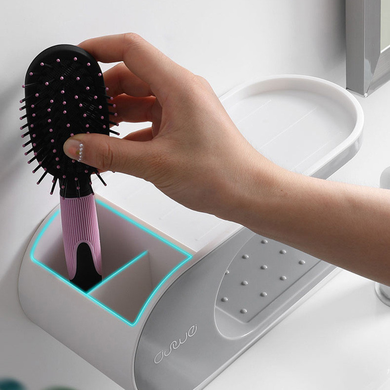 Višenamjenska zidna kutija za sapun Vodootporna WC kutija za pohranu s automatskim odvodom Kuhinjski stalak Set kupaonski pribor