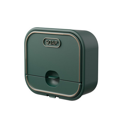 Kreativna kućanska kutija za sapun za pranje rublja Kutija za pohranu sapuna s dvostrukim odvodom bez probijanja Zidna ladica Stalci za posuđe za sapun