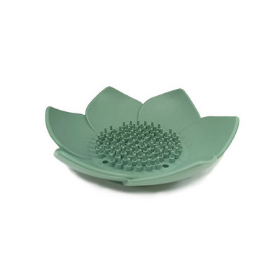 Silikonska kutija za sapun u obliku lotosa Neklizajuća posuda za sapun s drenažom Posuda za sapun Kupaonski pribor