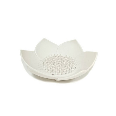 Silikonska kutija za sapun u obliku lotosa Neklizajuća posuda za sapun s drenažom Posuda za sapun Kupaonski pribor