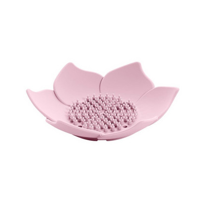 Silikonska kutija za sapun u obliku lotosa Neklizajuća posuda za sapun s drenažom Posuda za sapun Kupaonski pribor