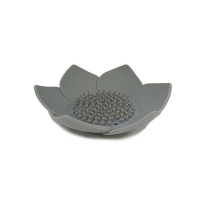 Silikonska kutija za sapun u obliku lotosa Neklizajuća posuda za sapun s drenažom Posuda za sapun Kupaonski pribor