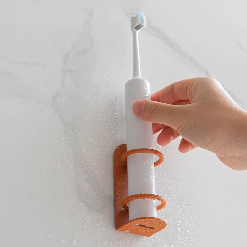 Električni zidni držač Držač četkice za zube Držač britvice bez bušenja Polica za pohranu Organizator četkice za zube Stalak za kupaonicu Pristup