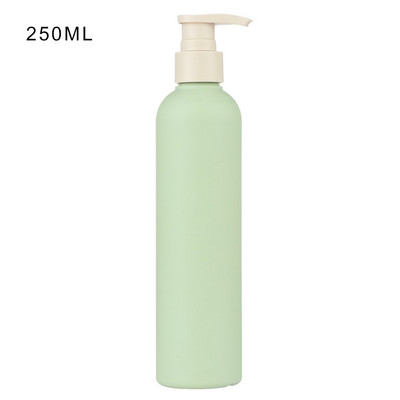 Caurspīdīgs zils šampūns losjons dušas želeja putu sūkņa pudeles putojošās pudeles šķidrās ziepes saputotu putu punktu iepildīšana pudelēs