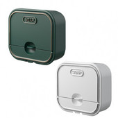 Držač posudice za sapun Dvoslojni stalak za ocjeđivanje Kontejner Ukrasna kreativna zidna kutija za sapun s poklopcem Polica za ocjeđivanje