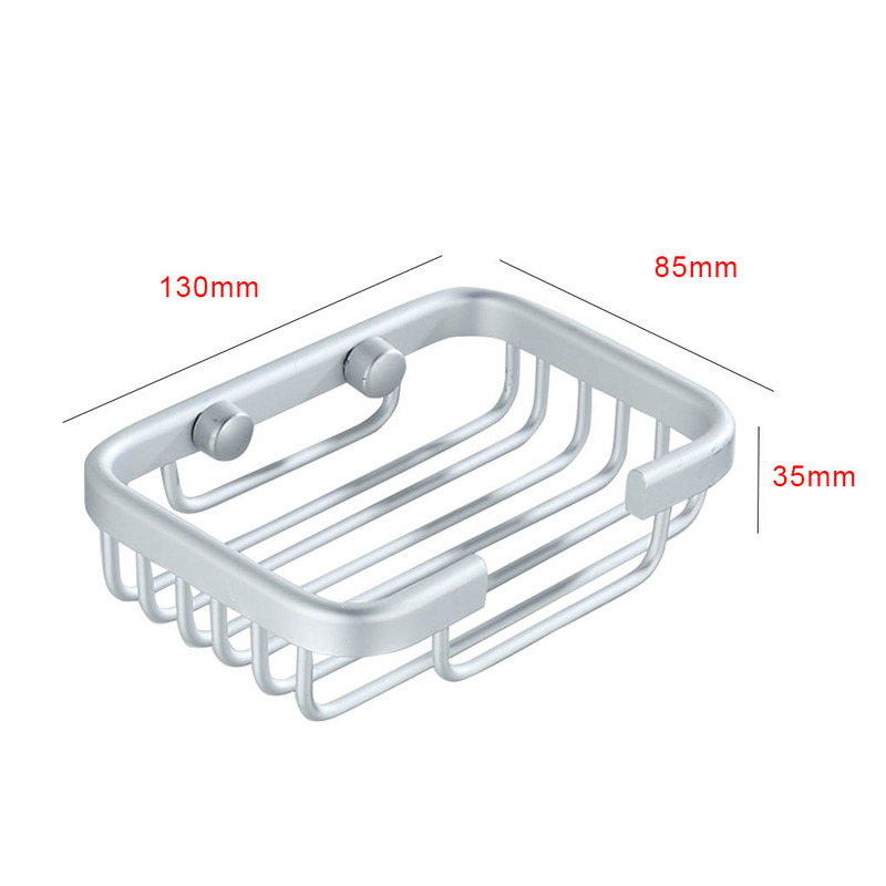 Punch Stabilna posuda za sapun za kupaonicu Jednoslojni držač za sapun Kuhinjski alat Košara Žičana kugla Kutija Stalak za pohranu Prostor Aluminij NOVO