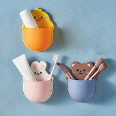 Zidna torbica za pohranu Drenažni sapun Kuhinjska zidna kutija za pohranu Dizajn rupe Crtani film Izvrsna nosivost Protuklizna Samoljepljiva zaštita