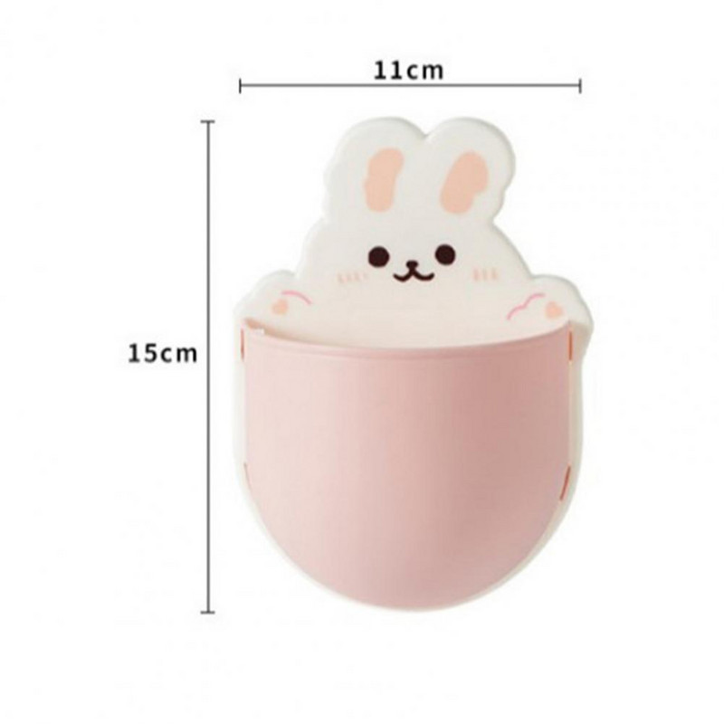 Zidna torbica za pohranu Drenažni sapun Kuhinjska zidna kutija za pohranu Dizajn rupe Crtani film Izvrsna nosivost Protuklizna Samoljepljiva zaštita