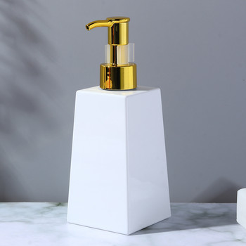 Μπουκάλι σαμπουάν ντους σαπουνιού μπάνιου Body Wash Gold Color Press Head Liquid Lotion Refill Bottle Αξεσουάρ σπιτιού
