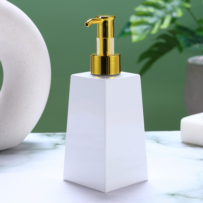 Μπουκάλι σαμπουάν ντους σαπουνιού μπάνιου Body Wash Gold Color Press Head Liquid Lotion Refill Bottle Αξεσουάρ σπιτιού
