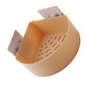 Vannas istabas zobu tīrīšanas krūzes turētājs PP sienas statīvs, izturīgs, līmējams, tualetes istabas statīvs