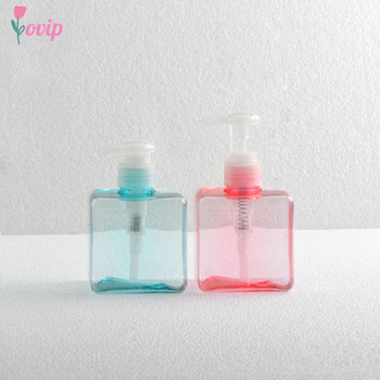 Άδεια πλαστικά μπουκάλια αντλίας Dispenser 250ml Επαναγεμιζόμενα μπουκάλια σαμπουάν υγρής λοσιόν με κεφαλή άντλησης διαφανές
