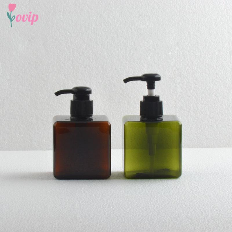 Prazne plastične boce s pumpicom, dozator od 250 ml, bočice za šampon s tekućim losionom za ponovno punjenje s prozirnom glavom za pumpanje