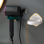 Zidni držač sušila za kosu ABS kupaonska zidna polica za pohranu Držač sušila za kosu Stalak Organizator za pohranu za vješalicu za sušilo za kosu