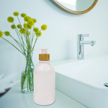 500 ml многократно зареждащ се дозатор за сапун, устойчив на течове, празен PET запечатан кладенец за шампоан за измиване на тяло, бутилка за душ