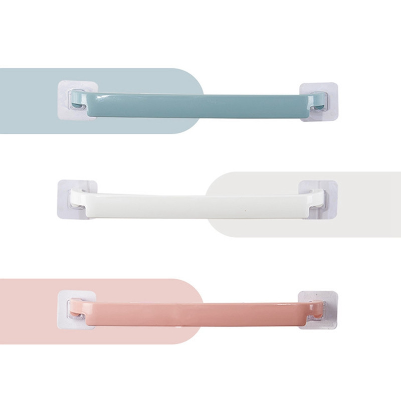 Vannas istabas plaukts kulonsTualetes papīra turētājs, plastmasas pašlīmējošs dvieļu paliktnis Pie sienas stiprināms pakarināms āķis Vannas istabas piederumi