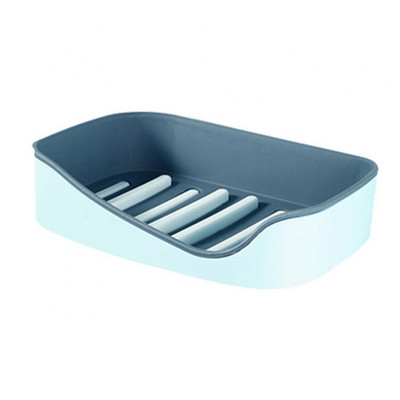 Στήριγμα σαπουνιού Δίσκος πιάτων αποστράγγισης για το σπίτι Μπάνιο Βάση τοίχου Σφουγγάρι διπλής στρώσης