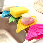 Višenamjenska latica s protukliznom kutijom za sapun Kuhinjski sudoper Stalak za spužvu za čišćenje Lisnati odvod Kutija za sapun Posuda za sapun za kupaonsko posuđe